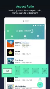 Alight Motion MOD APK 4.2.0 (Pro Subscription Unlocked) 2