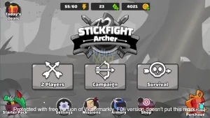 Stick fight Archer MOD APK 1.39 (Unlimited Money/Unlocked) 1