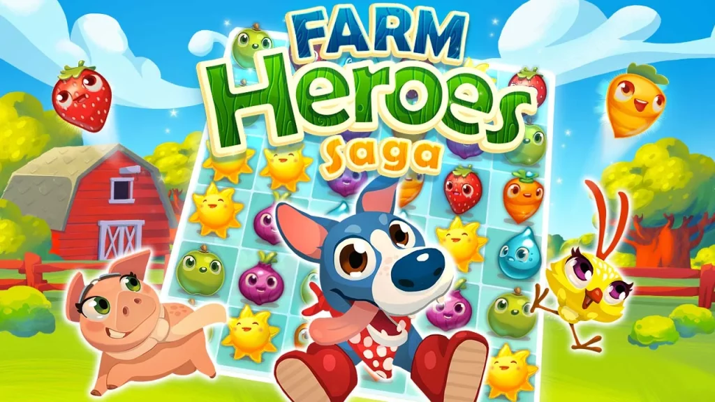 Farm Heroes Saga MOD APK 5.93.4 (Unlimited Lives & More) 2