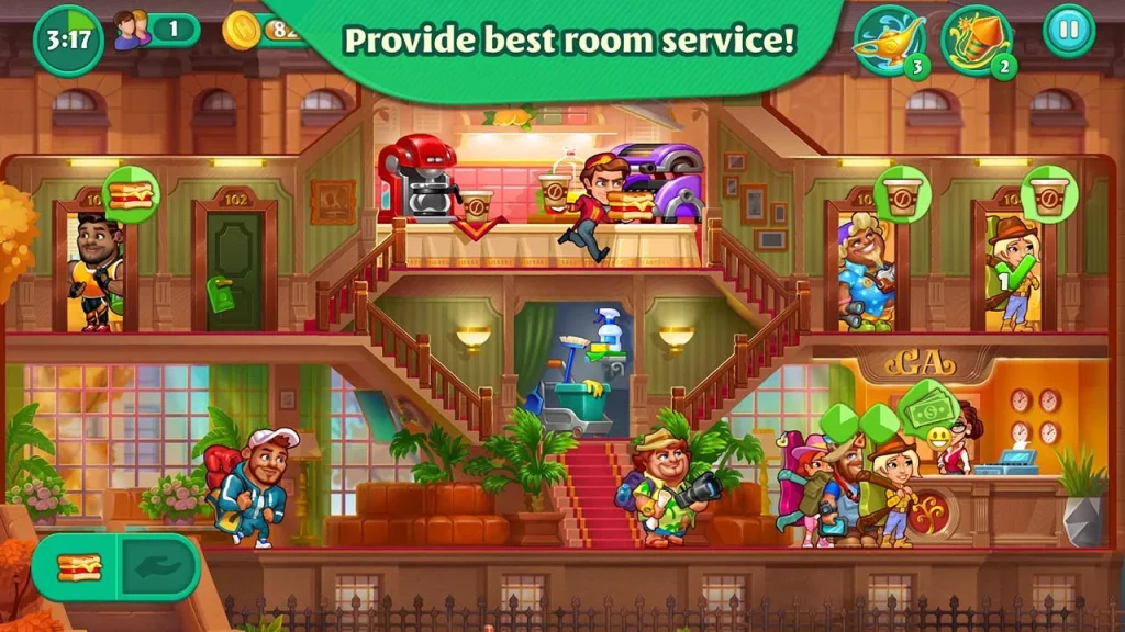 Grand Hotel Mania MOD APK 3.4.0.15 (Unlimited Diamond) 4