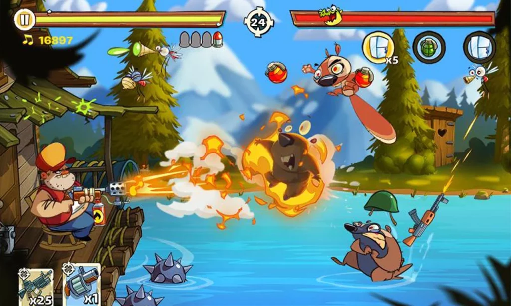 Swamp Attack 2 MOD APK v1.0.22.730 (Unlimited Money) 3