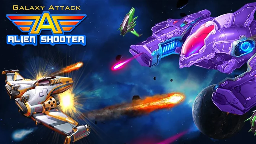 Galaxy Attack: Alien Shooter MOD APK 43.4 (Free Shopping) 1