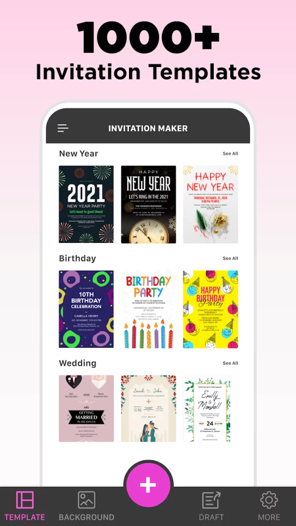 Invitation Maker MOD APK 15.6 (Premium Unlocked) 3